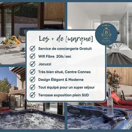 Appartamento Paradise & Jacuzzi & Terrasse Plein Sud & Clim Cannes